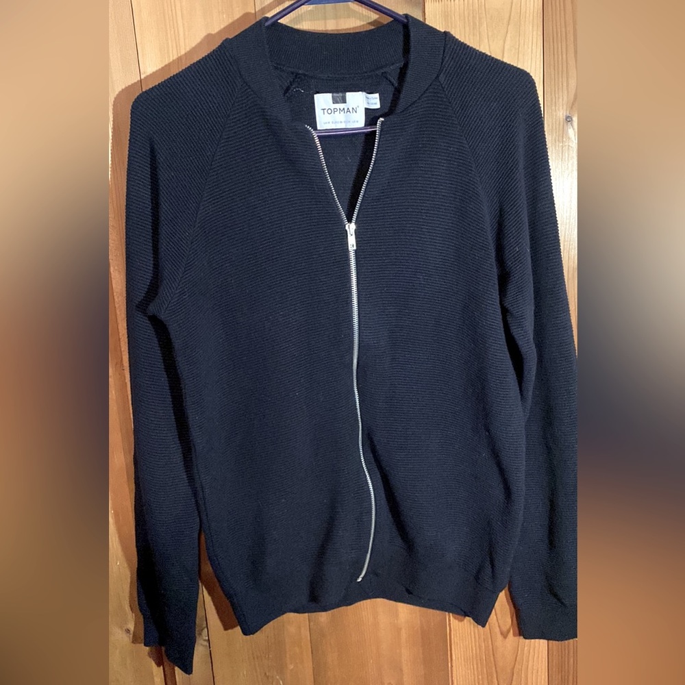 Topman Zip up Sweater